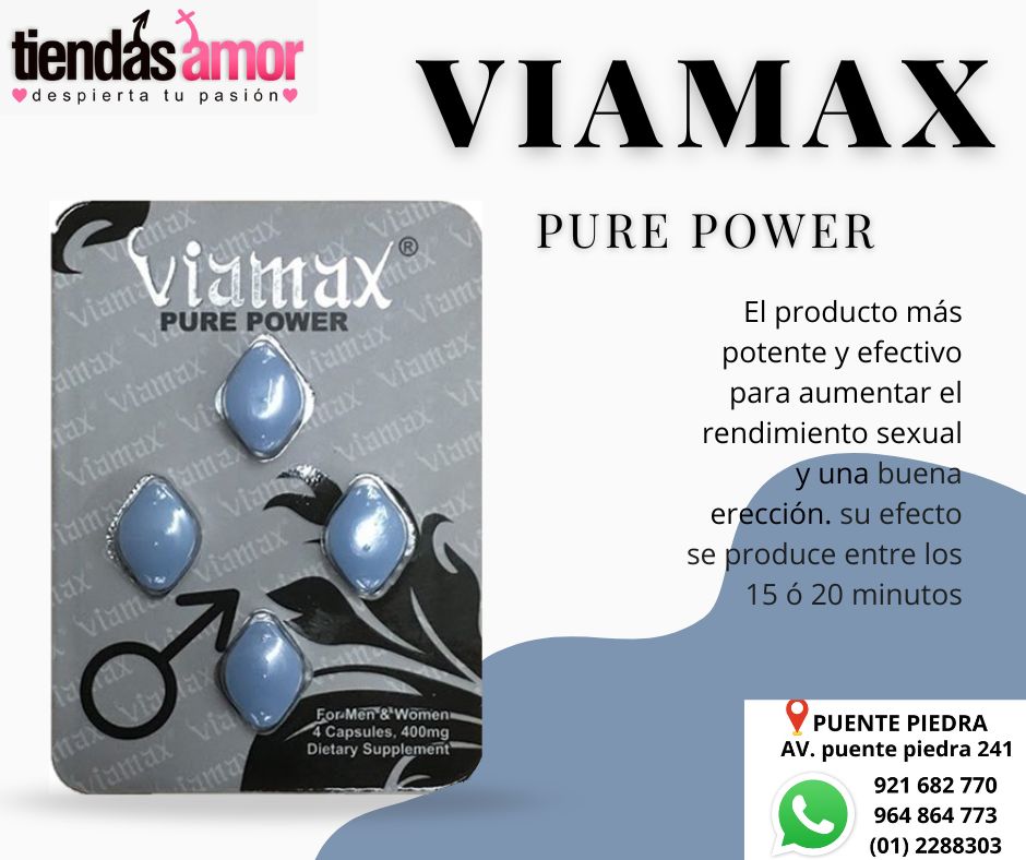 Viamax Pure Power Erecciones MAS DURAS